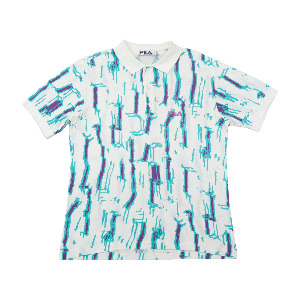 Polo FILA com estampado Integral abstrato