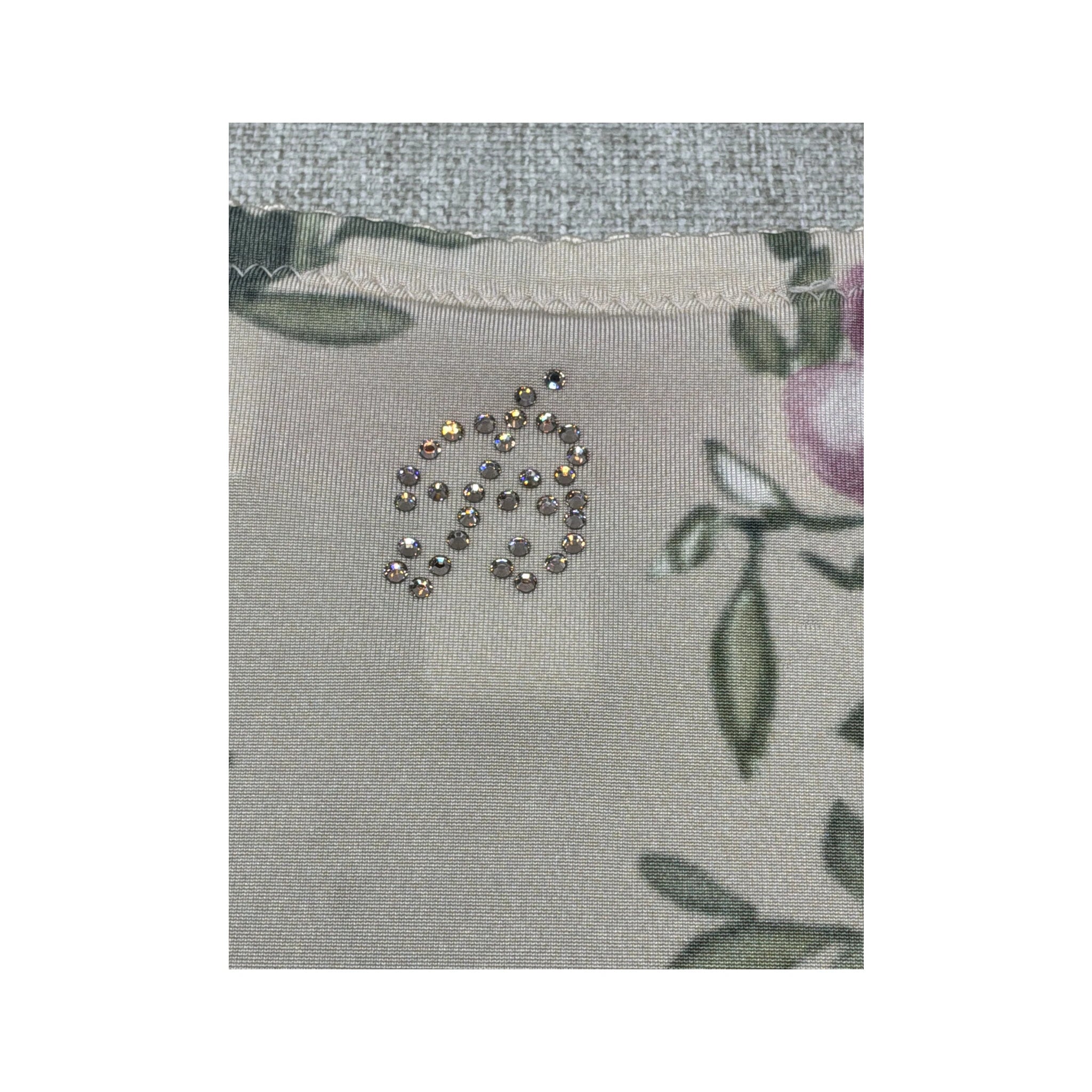 T-shirt Blumarine Underwear floral com decote Redondo