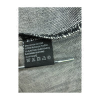 EDERA Jeans Dark Wash Zip-Up Denim Jacket with Gold Embroidery