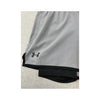 Under Armour Gray & Black Logo Mesh-Lined Pull-On Shorts