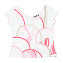 T-shirt Mexx em algodão de Manga Cava com estampado abstrato
