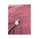 Eiki Pink Pleated Corduroy Skort