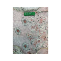 United Colors of Benetton Floral Ruffle Tie Front Blouse