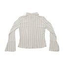 Pimkie Striped Flare Sleeve Blouse