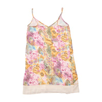 Made in Italy Abstract Animal Print Slip Dress