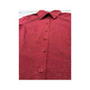 Vintage Red Gold Lurex Fitted Button Up Shirt