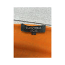 Camomilla Orange Tie Front Long Sleeve Blouse