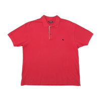 Polo Burberry em algodão com Acabamento Nova Check