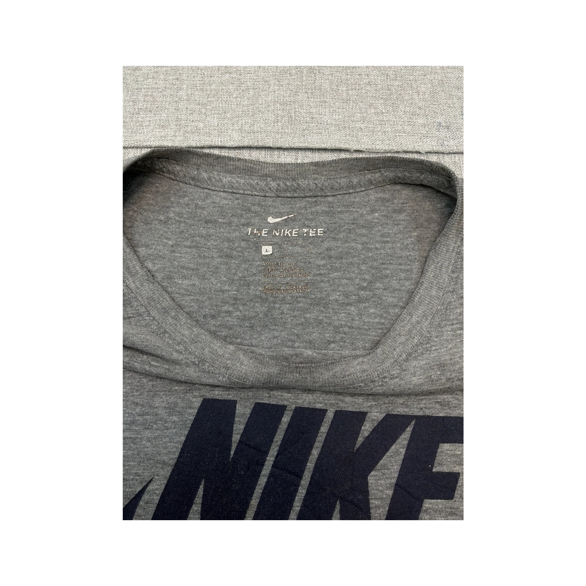 Nike Gray Logo Graphic T-Shirt