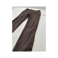 Americo Tavar Embroidered Lace-Up Cotton Pants