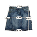 Calvin Klein Jeans Blue Denim Mini Skirt
