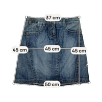 Calvin Klein Jeans Blue Denim Mini Skirt