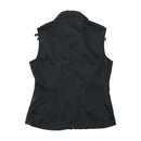Woman Sleeveless Button-Up Shirt