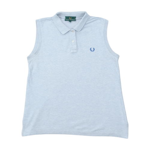 Fred Perry Cotton Piqué Sleeveless Polo Shirt