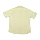Class Club Uomo Pale Yellow Striped Short Sleeve Shirt