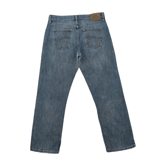 Lee Premium Select Mid Wash Cotton Straight Leg Jeans