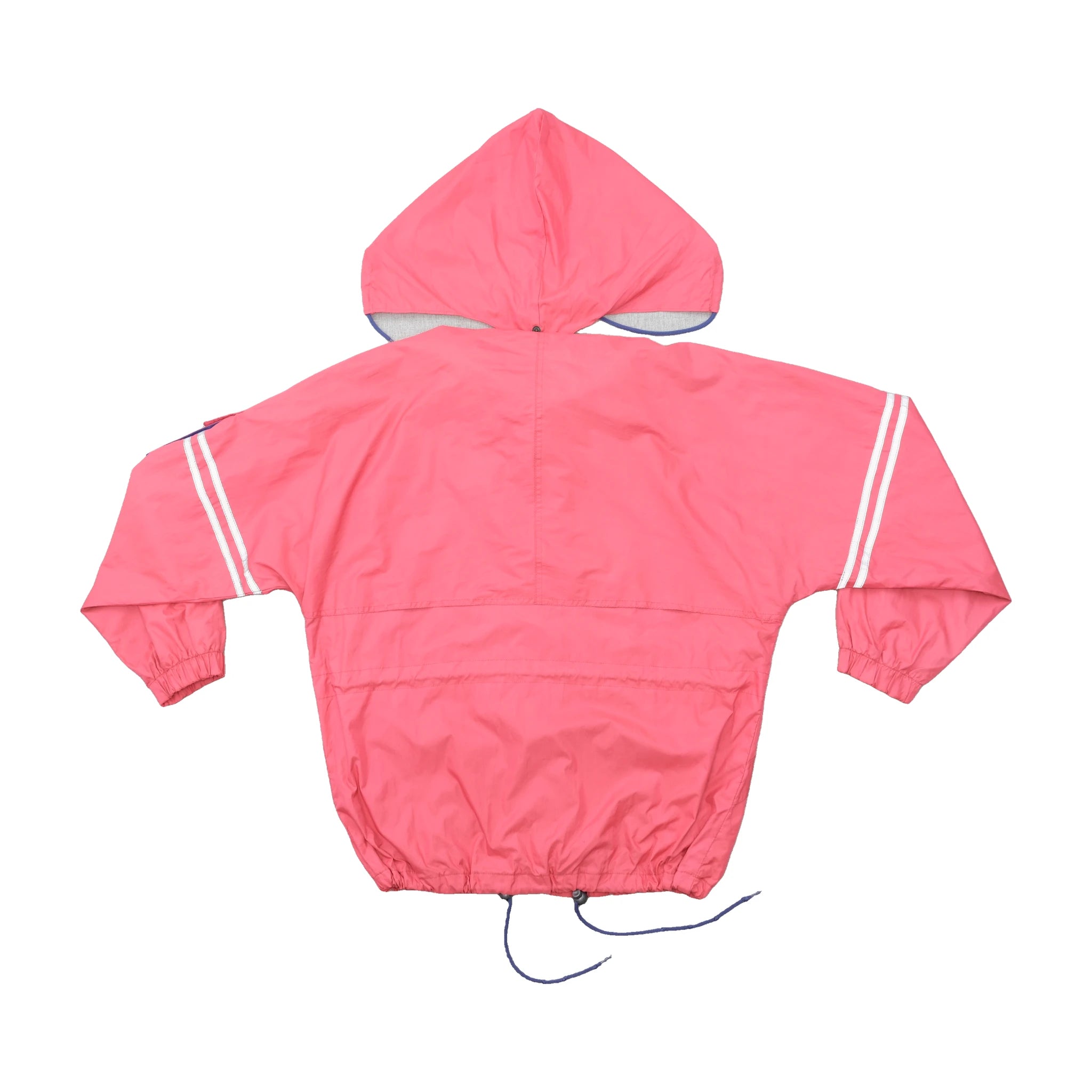 BRIGH Pink Hooded Snap-Front Windbreaker Jacket