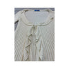 Z.a. sister Rib Knit Tie Front Ruffle Bell Sleeve Cardigan