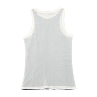 Guess by Marciano Rhinestone Logo Mesh Tank Top
