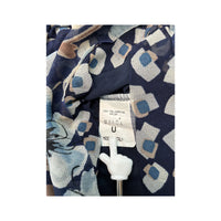 Bighet Sheer Ruffle Trim Floral Mesh Blouse (Repriced)