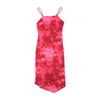 Reds Pink Tie Dye Strappy Midi Dress