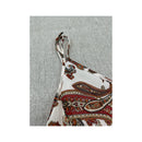 Acciaio Paisley Print Slip Midi Dress
