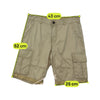 Watsons Beige Cotton Cargo Shorts