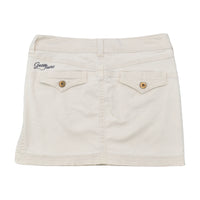 GUESS Y2K White Utility Mini Skirt
