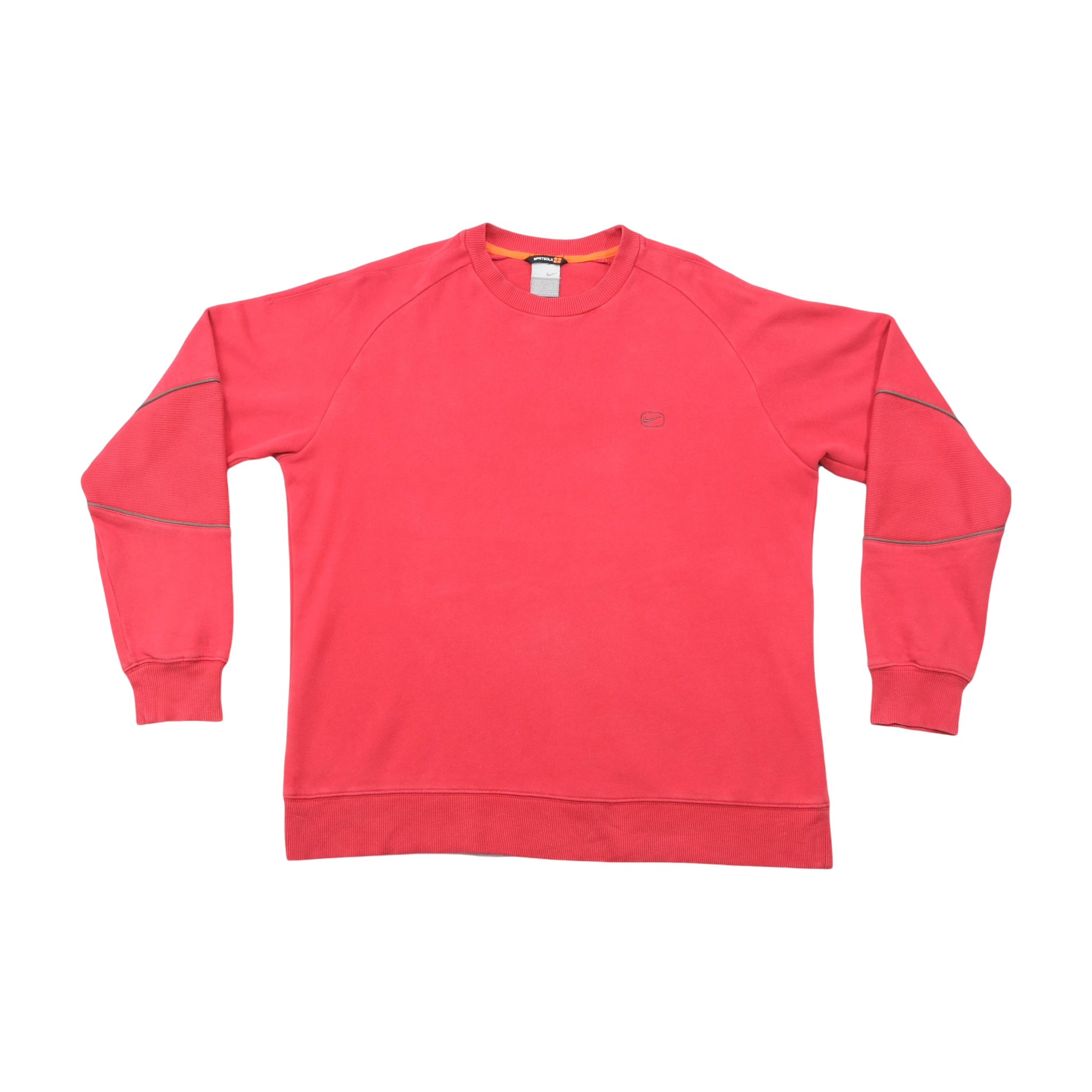 Nike Vintage Red Swoosh Detail Crewneck Sweatshirt