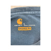 Carhartt Blue Cotton Long Sleeve Pocket Shirt