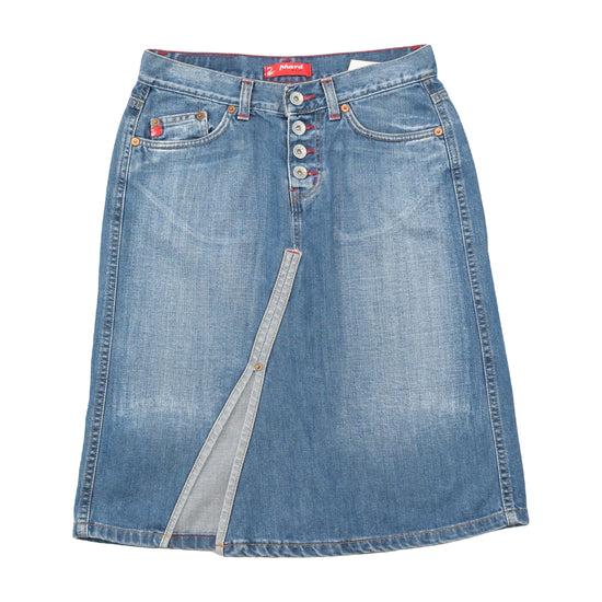 Phard Button Fly Denim Skirt