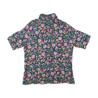 Floral Print Short Sleeve Button Up Shirt