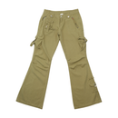 Cotton Utility Cargo Bootcut Chinos