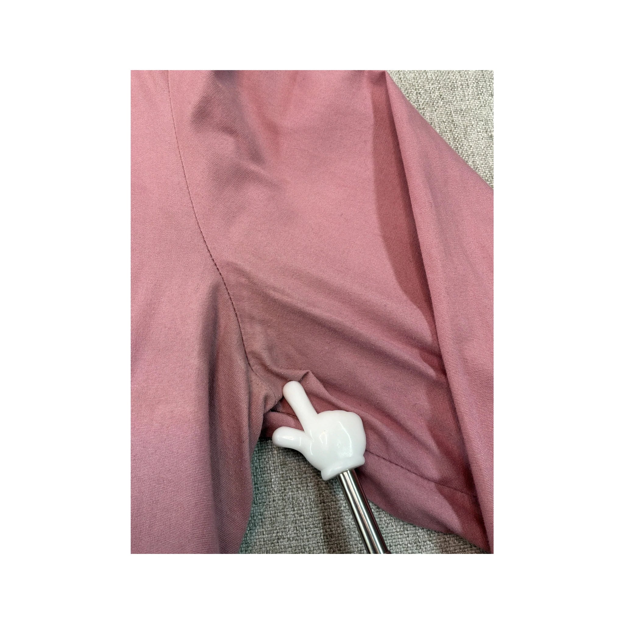 Standpoint Buckle Detail Pink Button Up Shirt