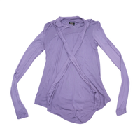 Top Miss Sixty roxo de Manga Comprida com capuz Drapeado