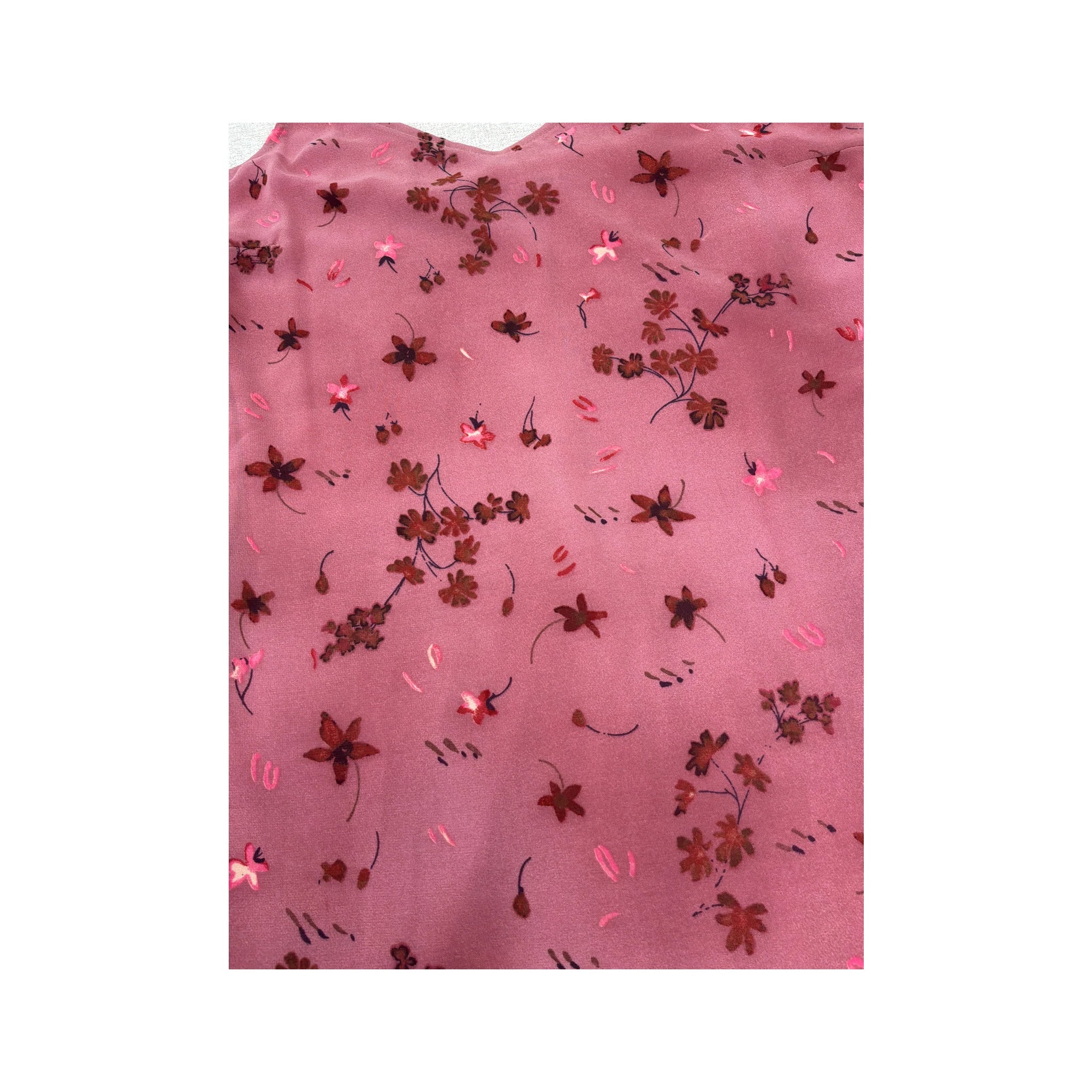 Vestido Lingerie New Penny floral com Sobreposição Transparente