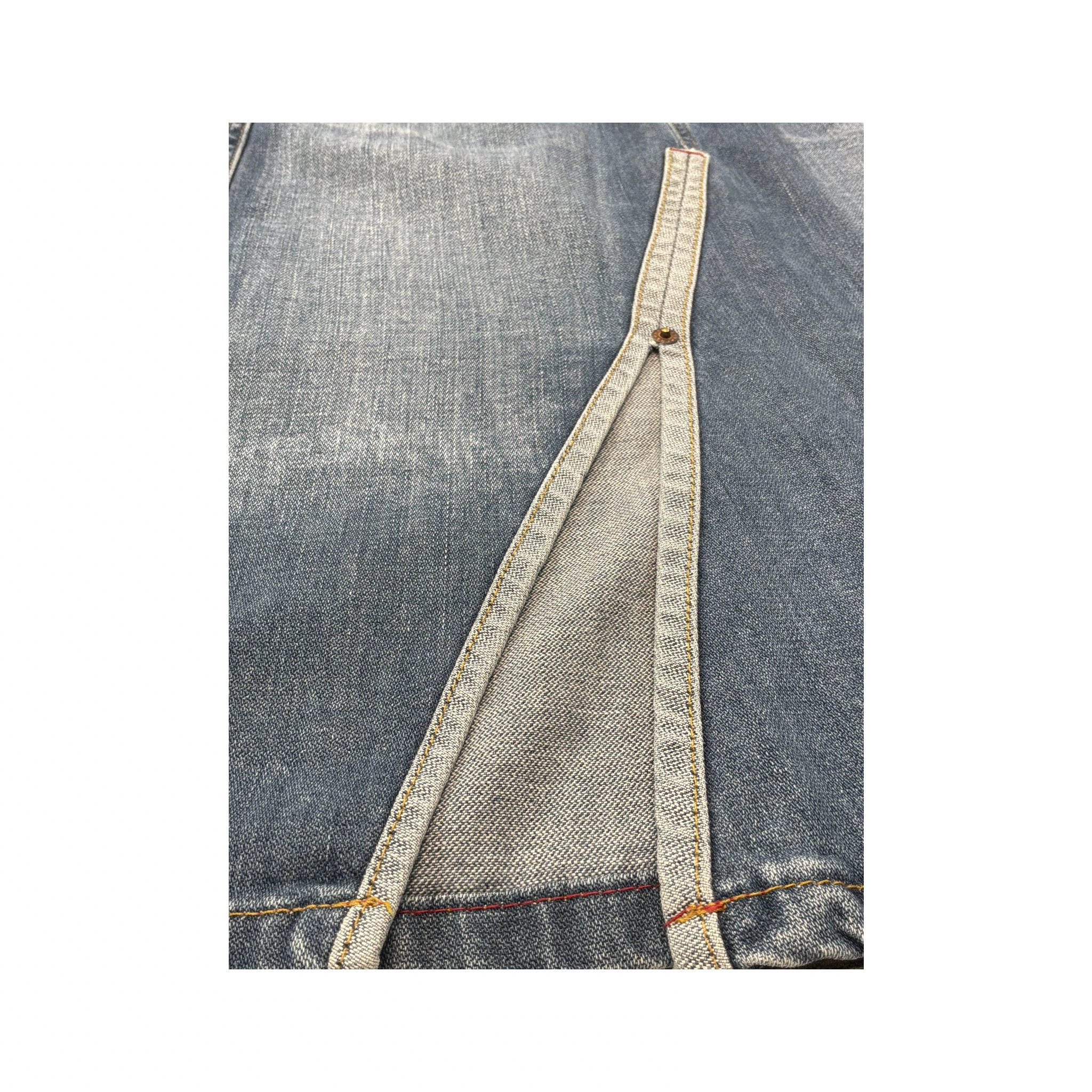 Phard Button Fly Denim Skirt