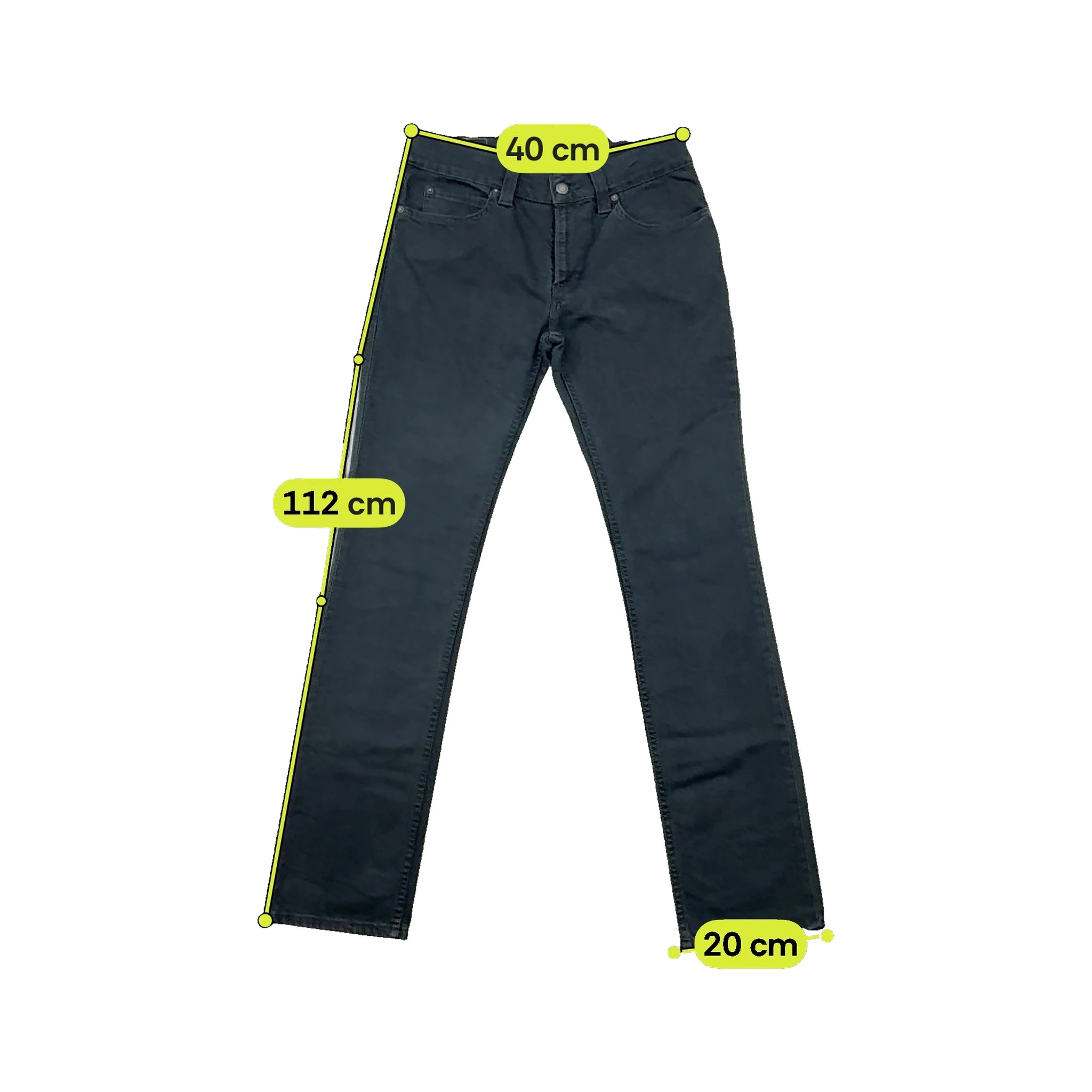 Calças de ganga Levi’s 511 slim em ganga preta