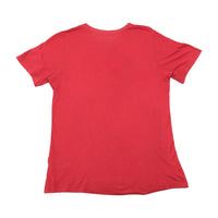 T-shirt Nike em algodão vermelha com logótipo estampado