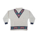 Lotto Floral Trim Quarter Zip Fleece