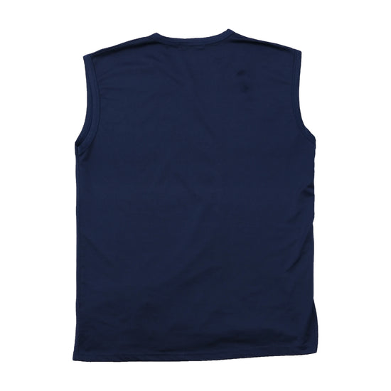 Zuni Navy Sleeveless V-Neck Performance Shirt
