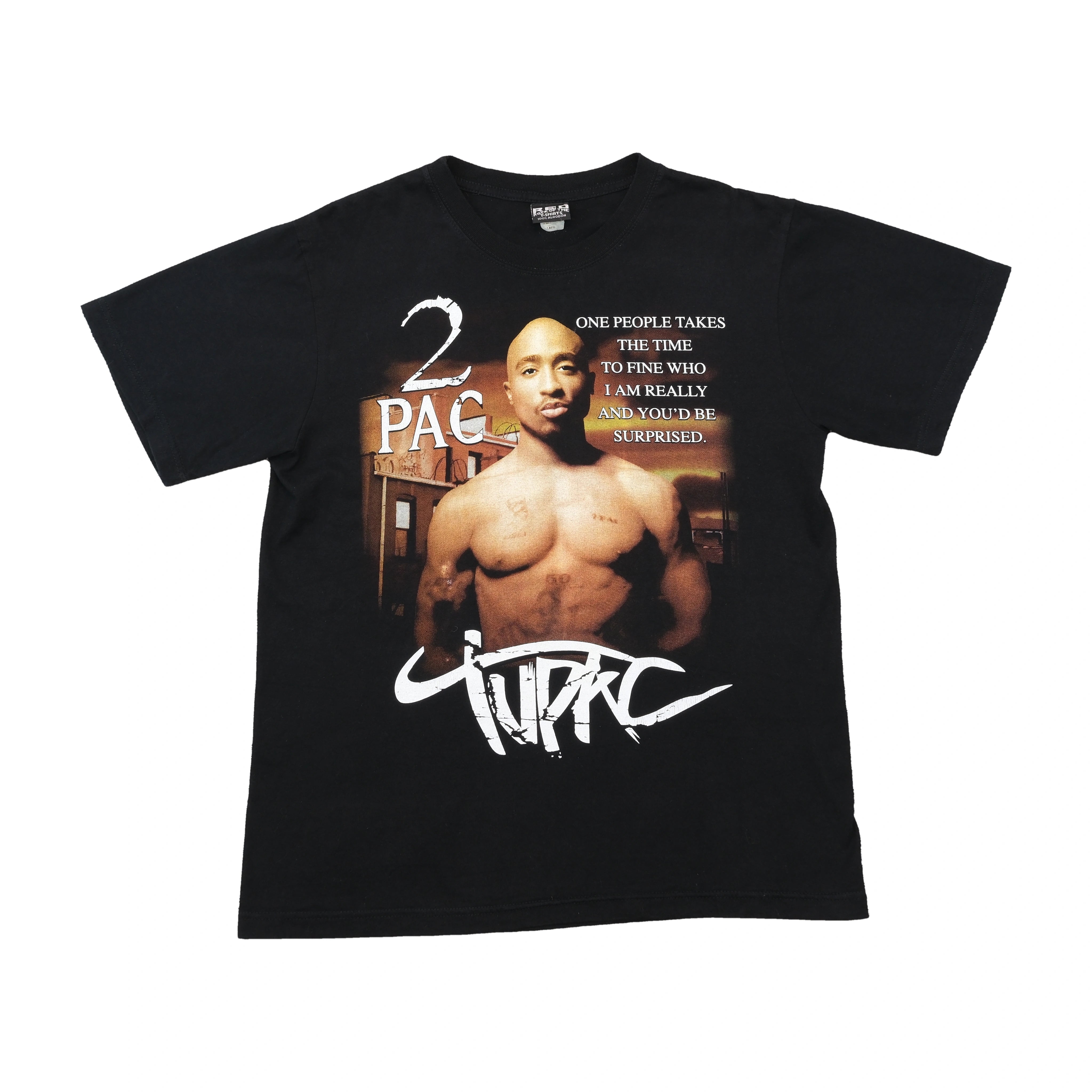 2Pac Double-Sided Graphic Cotton T-shirt