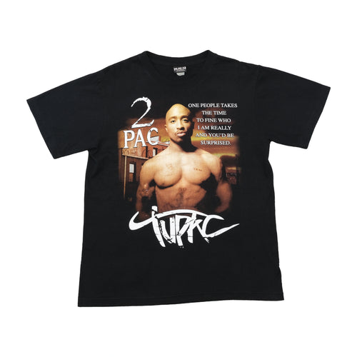 2Pac Double-Sided Graphic Cotton T-shirt