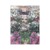 RO Floral Tattoo Print Mesh Blouse (Repriced)