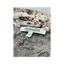 Cristinaeffe Embellished Snake Print Silk Blouse