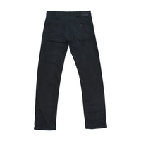Armani Jeans Dark Wash Cotton Straight-Leg Five-Pocket Jeans