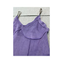 Dixie Purple Faux Suede Slip Dress