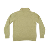 Vintage Olive Brown Turtleneck Knit Sweater