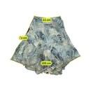 Diana Gallesi Paisley Ruffle Silk Skirt