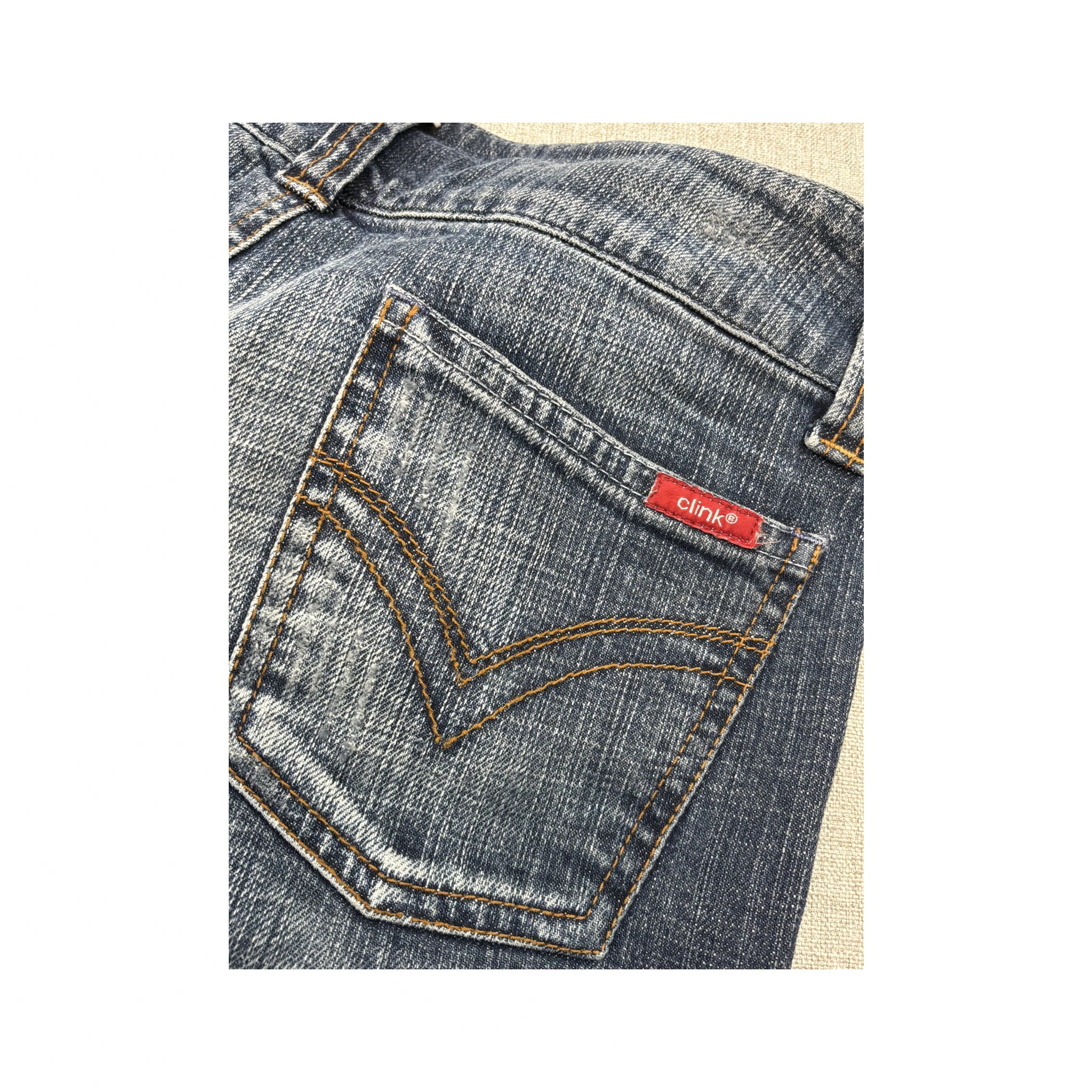 Clink Jeans London Low-Rise Bootcut Cotton Denim Jeans